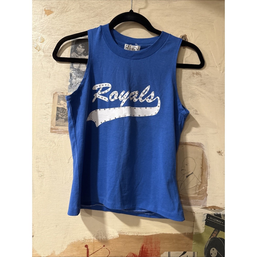 Vintage Riley 1880 Royals Rhinestone Baseball Tank Top - Picture 4 of 14